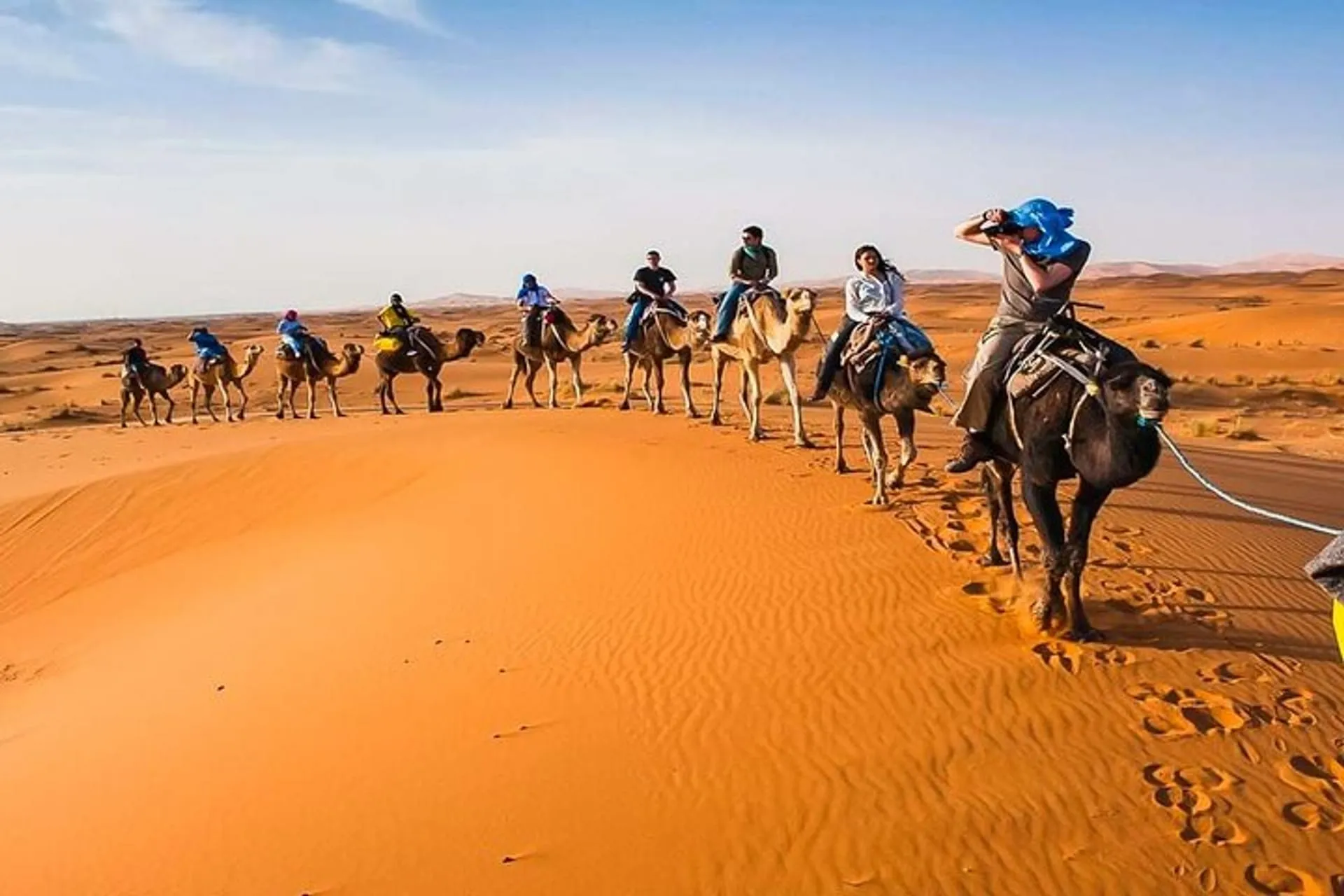 The Silence of the Desert camel trek